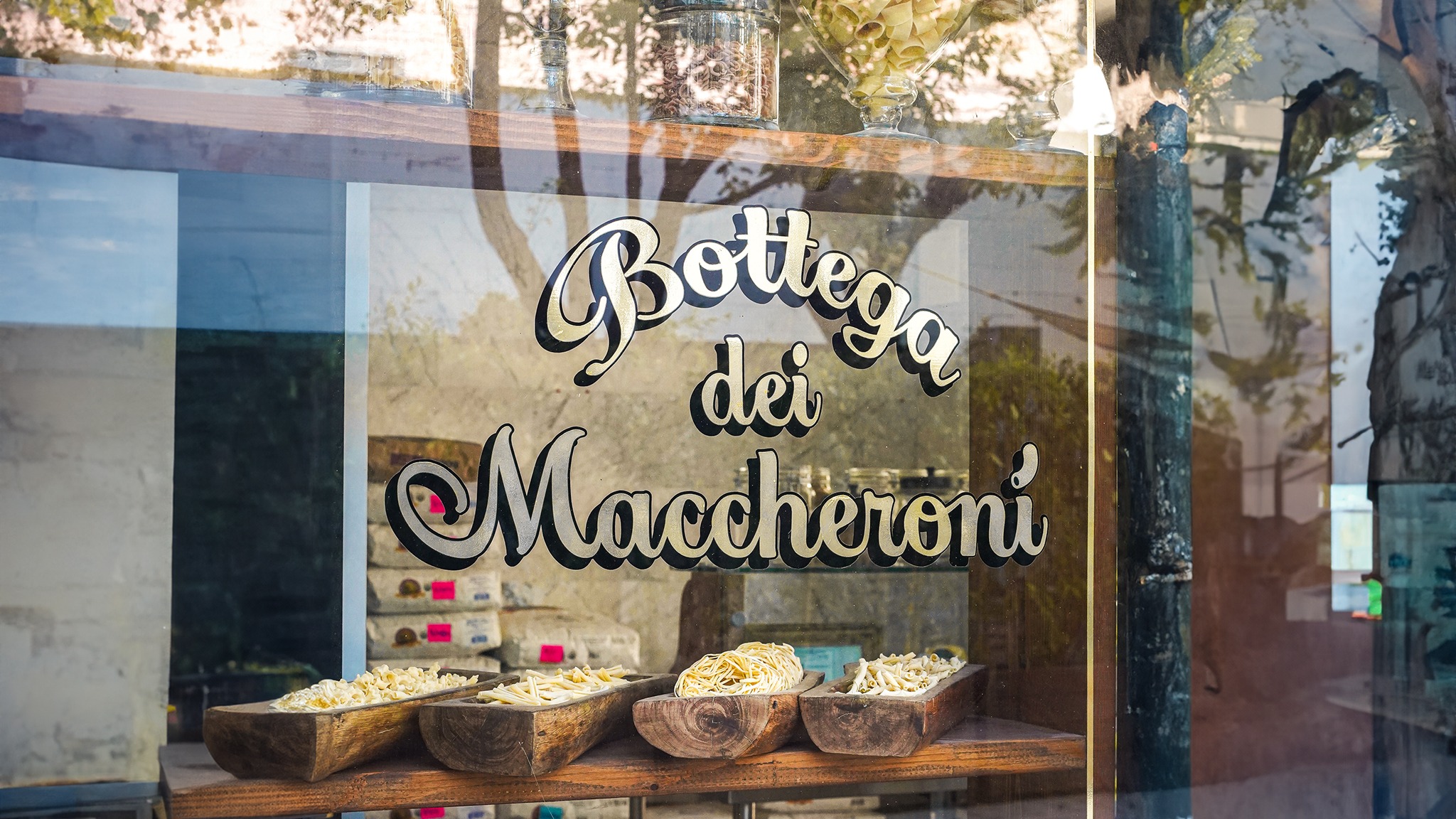 The bottega counter at Maccheroni Republic